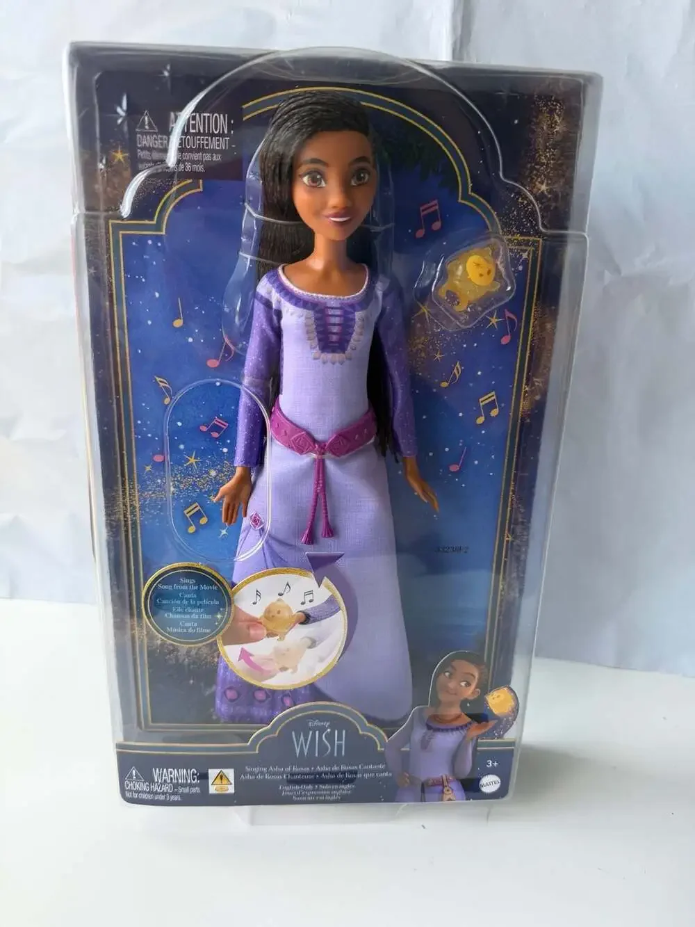 Disney Wish doll toy new sealed singing Asha